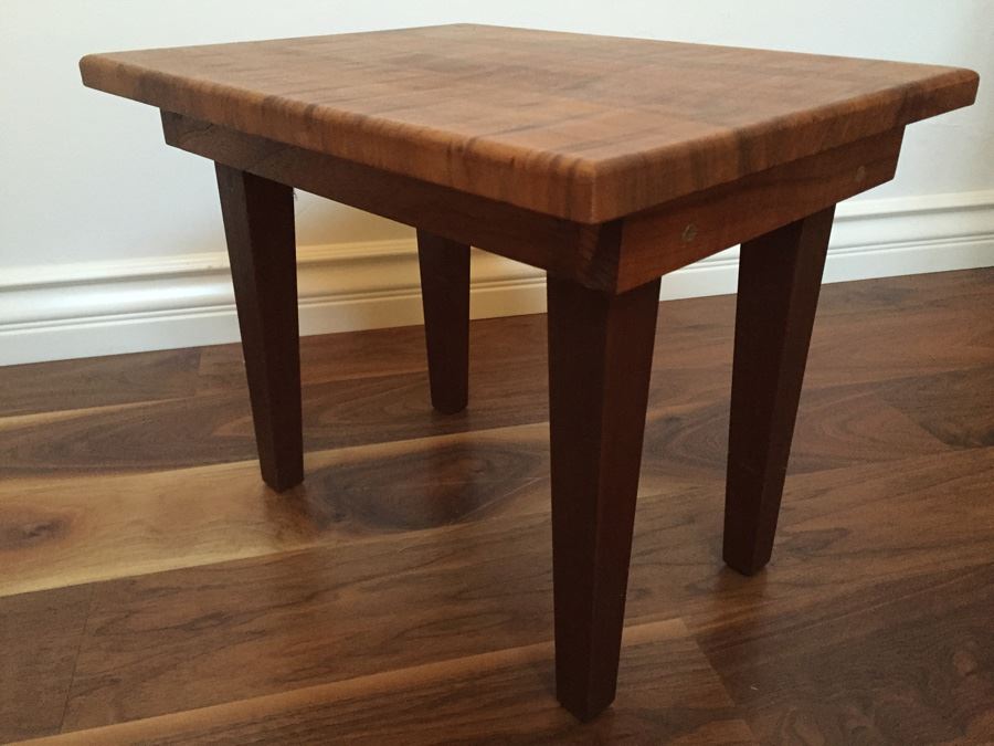 Custom Wooden Stool Handcrafted By Grandfather [Photo 7]