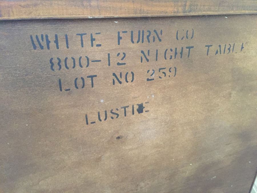 White Furniture Co Nightstand Table [Photo 6]