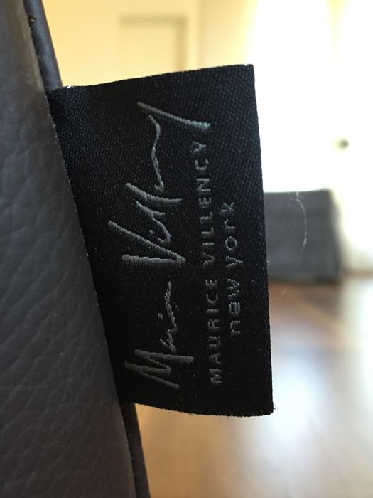 Maurice Villency Leather Recliner Chair Made In Italy [Photo 3]