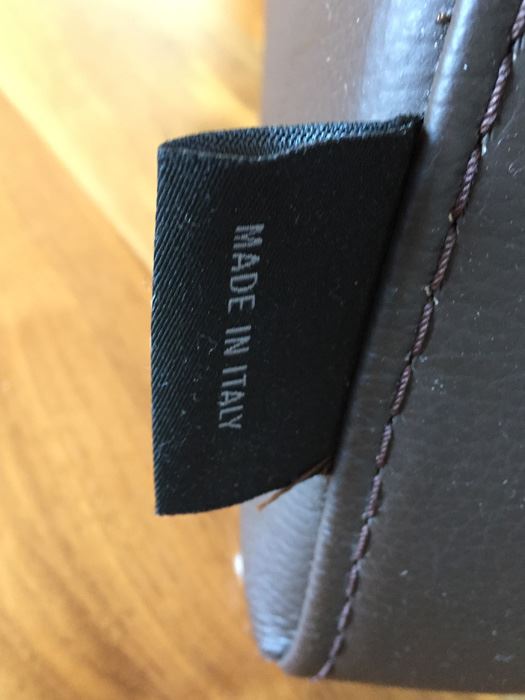 Maurice Villency Leather Recliner Chair Made In Italy [Photo 11]