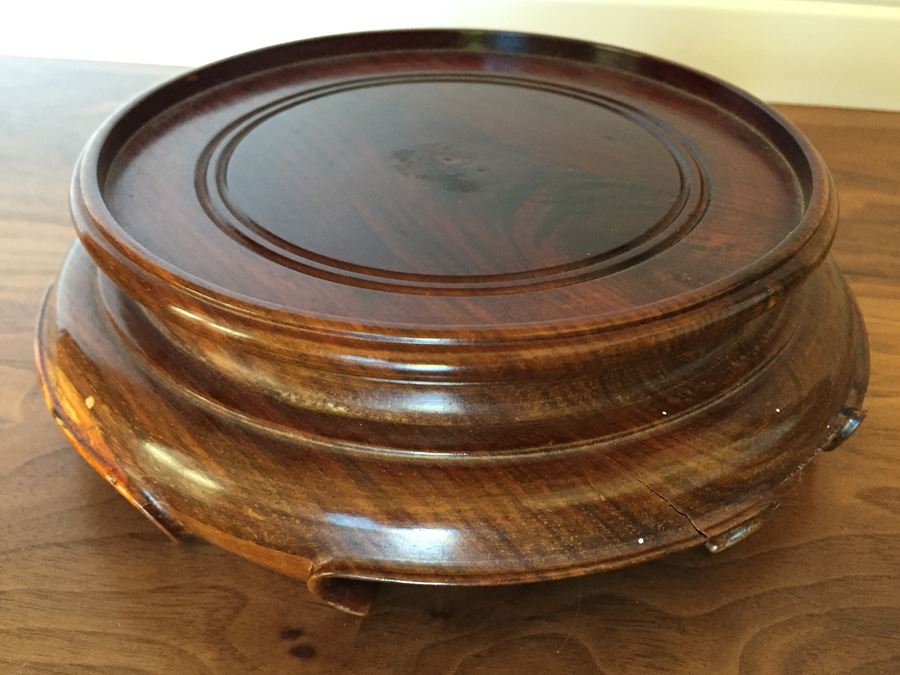 Japanese Imari Bowl With Wooden Stand [Photo 11]