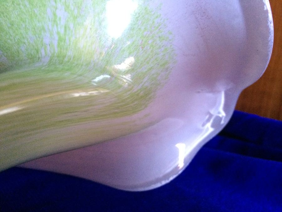 Signed Blown Glass Flower Vases [Photo 12]