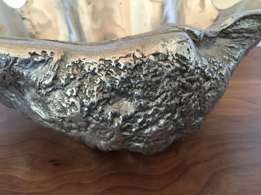 Vintage 1976 Arthur Court Designs Silver Tone Nautical Shell Sculpture [Photo 7]