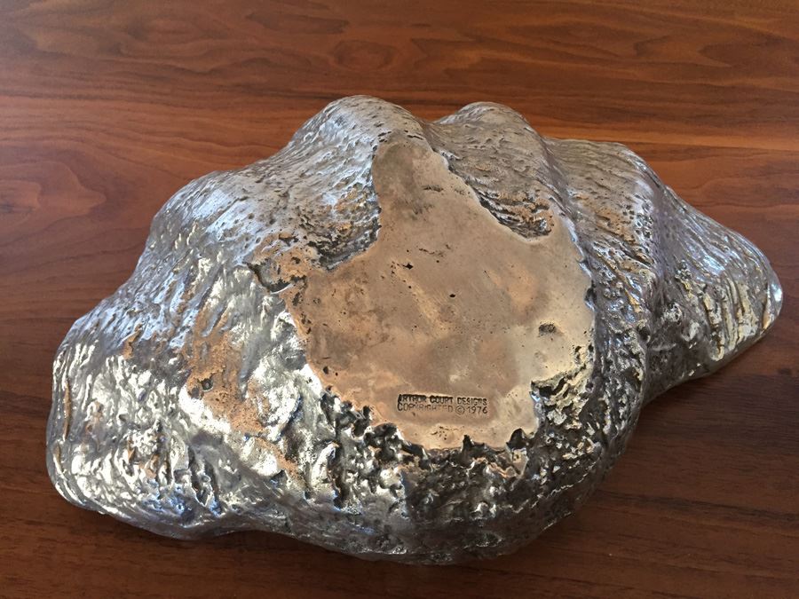 Vintage 1976 Arthur Court Designs Silver Tone Nautical Shell Sculpture [Photo 4]