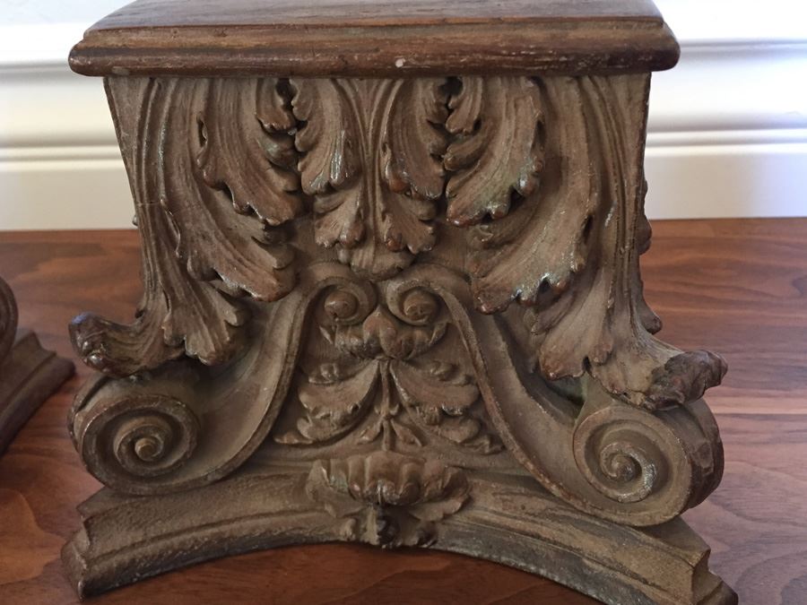 Pair Of Detailed Ornate Designer Bookends [Photo 11]