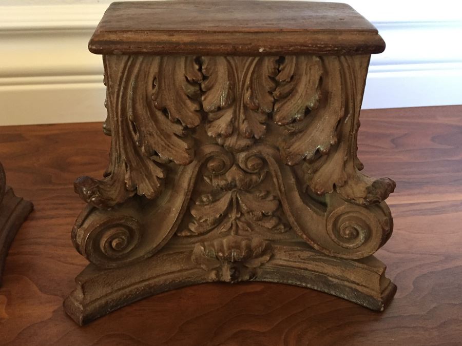 Pair Of Detailed Ornate Designer Bookends [Photo 9]