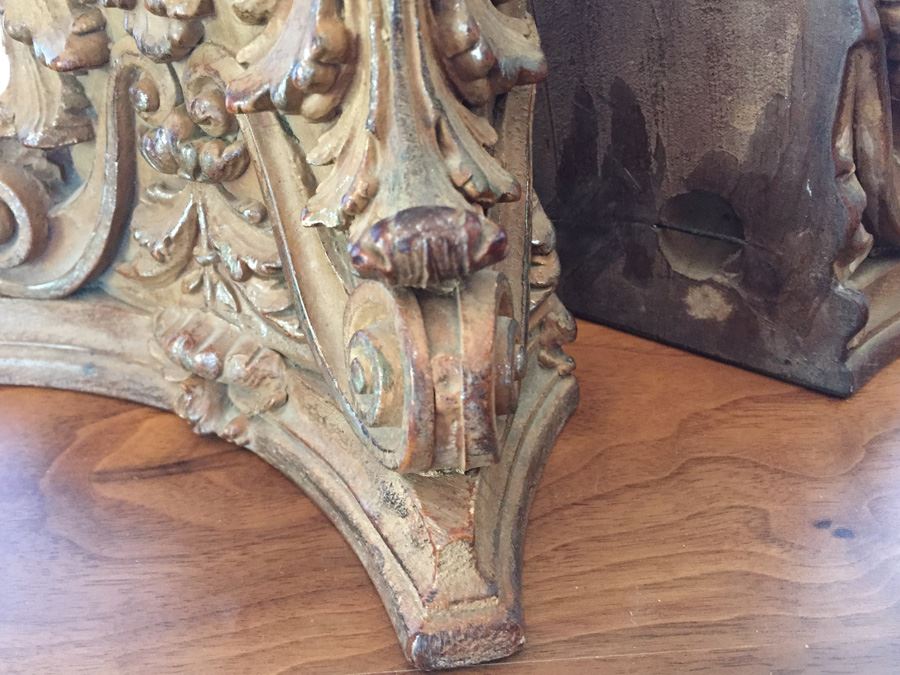 Pair Of Detailed Ornate Designer Bookends [Photo 2]