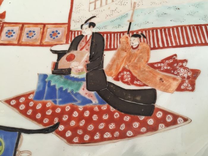 Large Japanese Oval Bowl Platter [Photo 5]