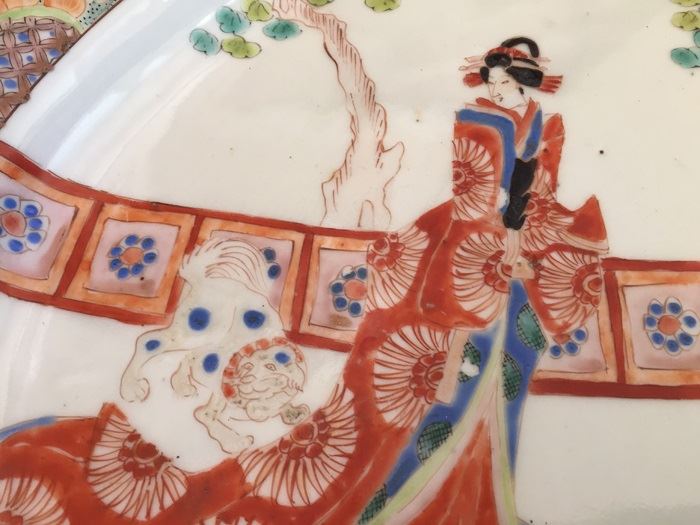 Large Japanese Oval Bowl Platter [Photo 2]