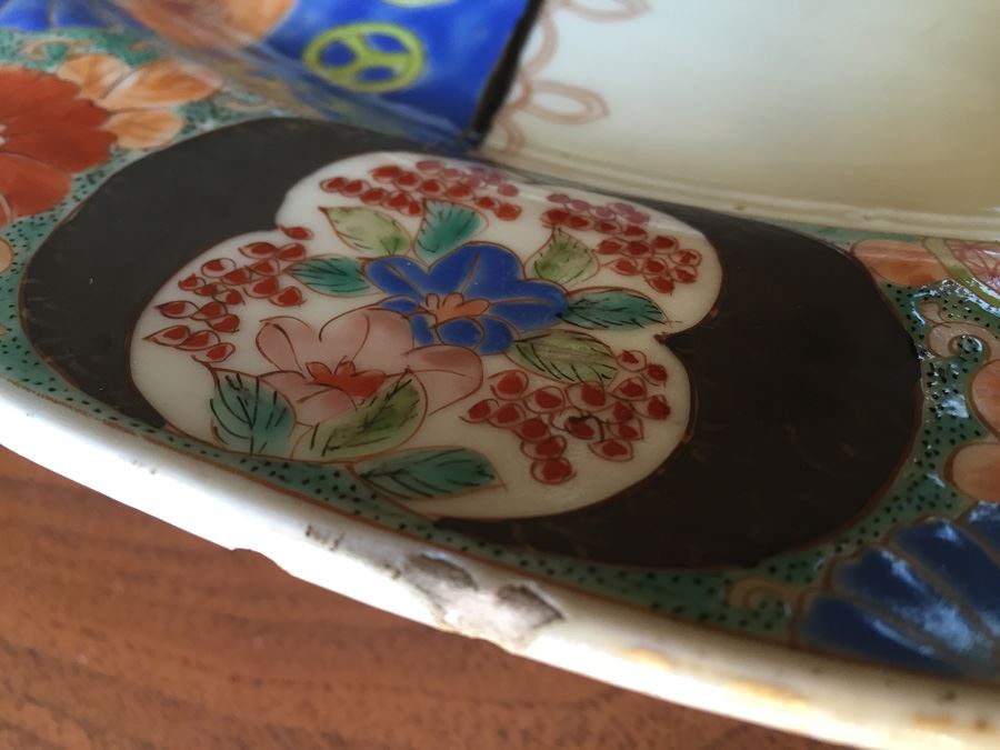Large Japanese Oval Bowl Platter [Photo 9]