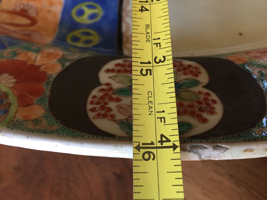 Large Japanese Oval Bowl Platter [Photo 20]