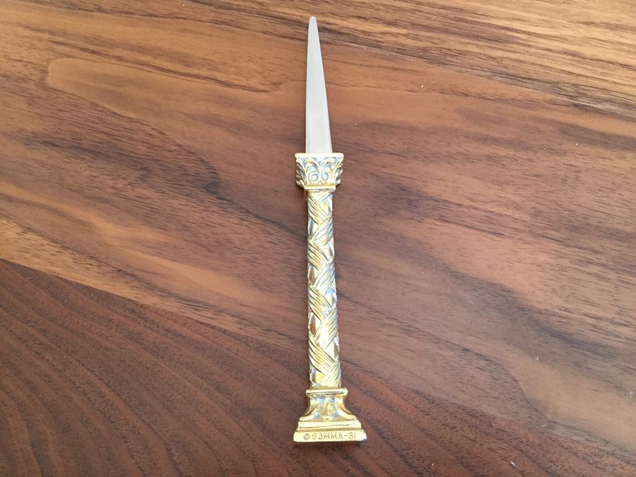 Adaption Of A Medieval Spanish Column Letter Opener From The MET [Photo 7]