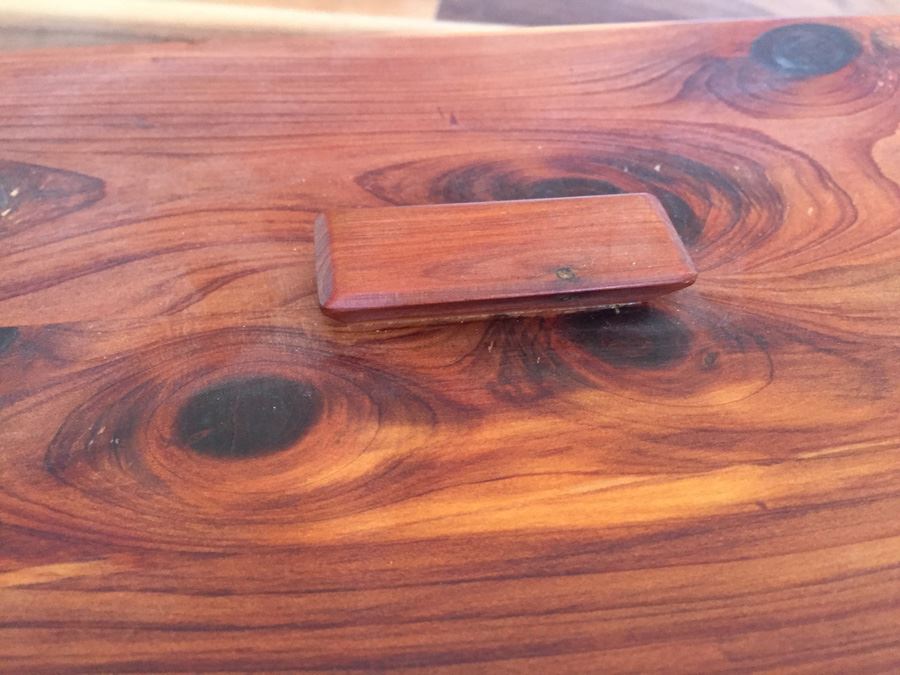 Custom Wooden Cedar Box Handcrafted By Grandfather [Photo 4]