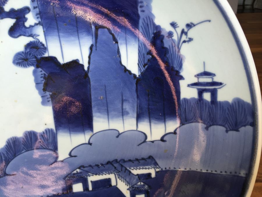 Japanese Imari Dish 15 1/2' Dia 1820 AD [Photo 5]