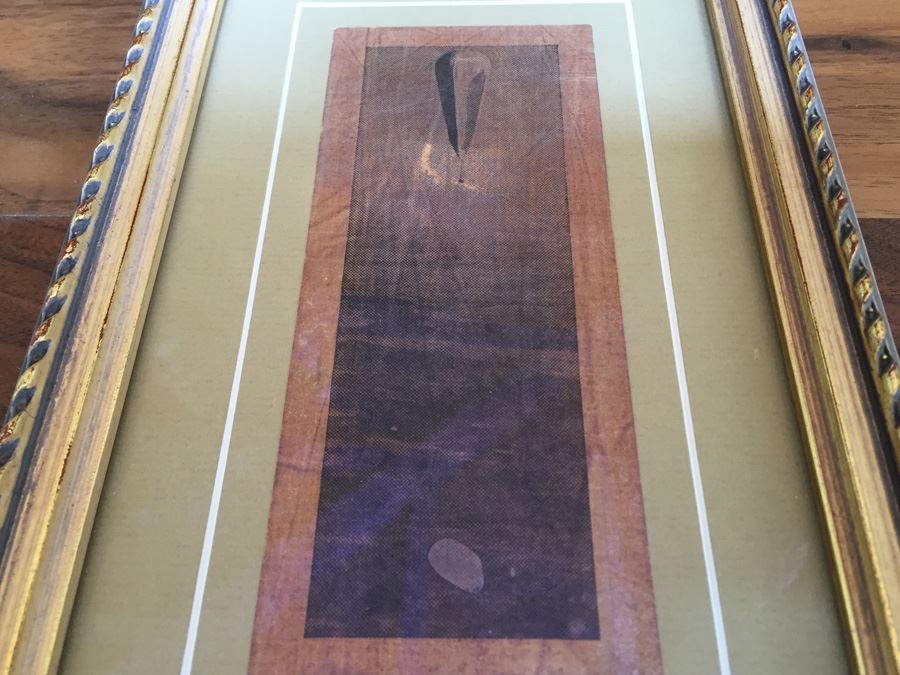 Vintage National Geographic Society Framed Bookmark From Piece Of 1935 Balloon Explorer II  [Photo 5]