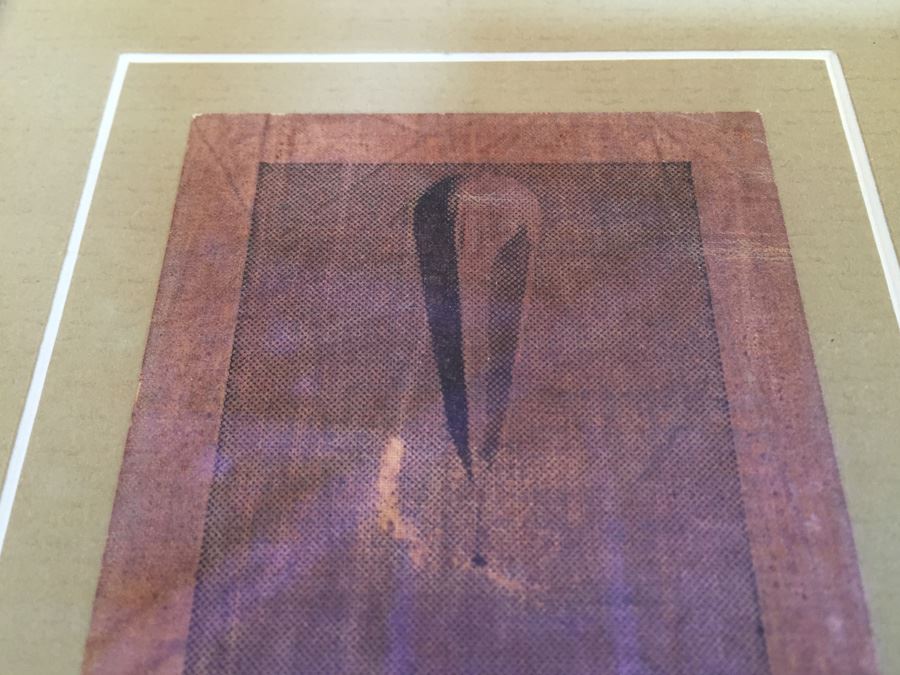 Vintage National Geographic Society Framed Bookmark From Piece Of 1935 Balloon Explorer II  [Photo 2]