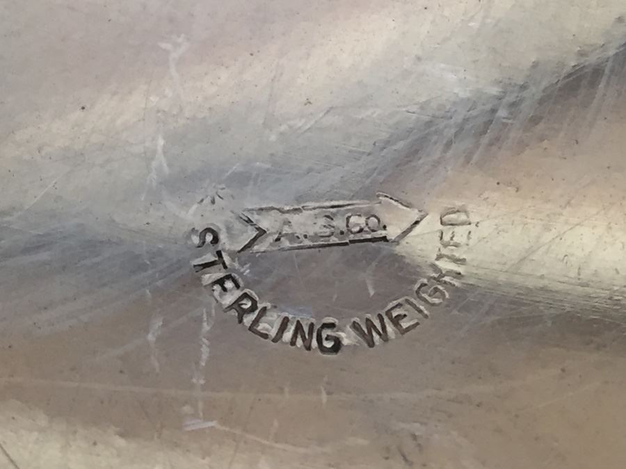 Pair Of Weighted Sterling Silver Candle Holders [Photo 3]