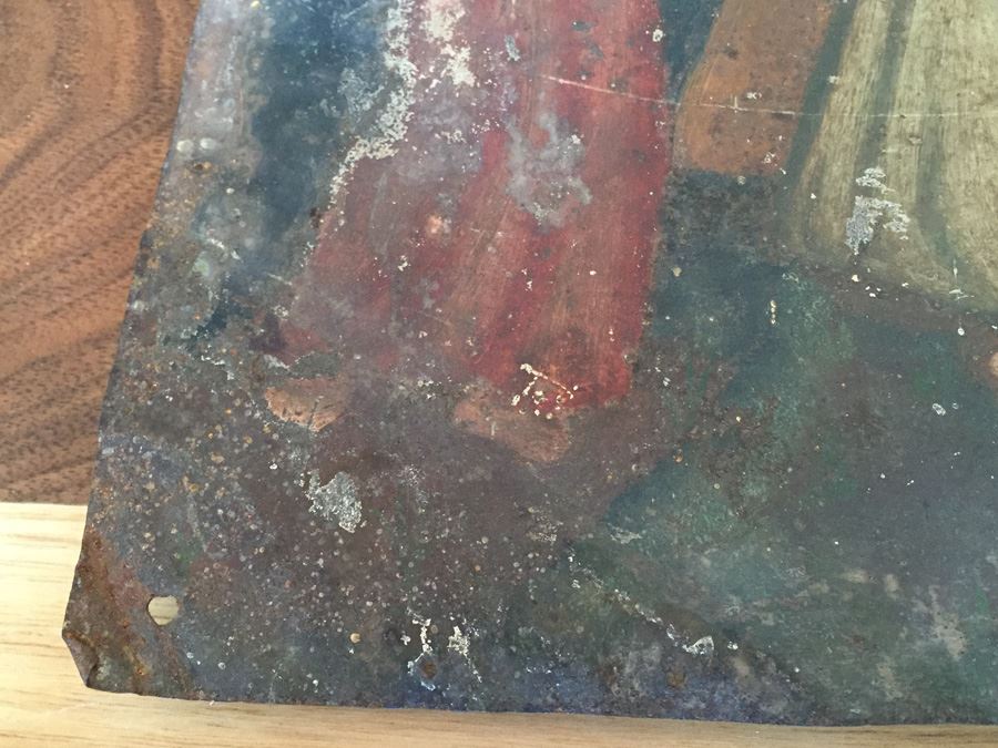 Old Religious Painting On Metal [Photo 9]
