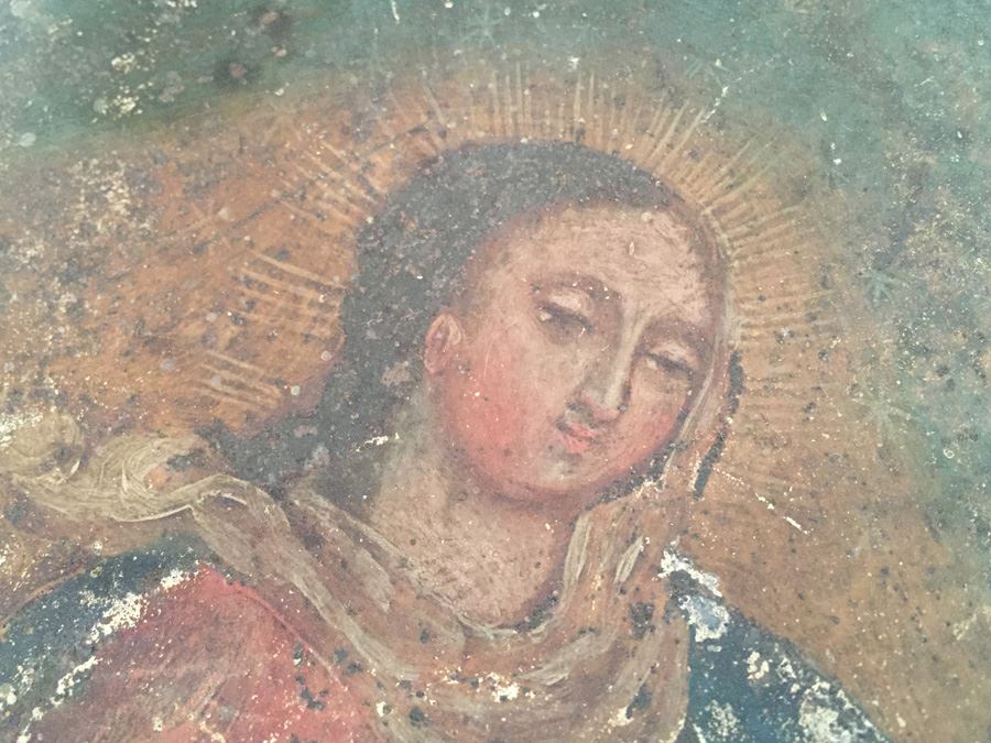 Old Religious Painting On Metal [Photo 10]