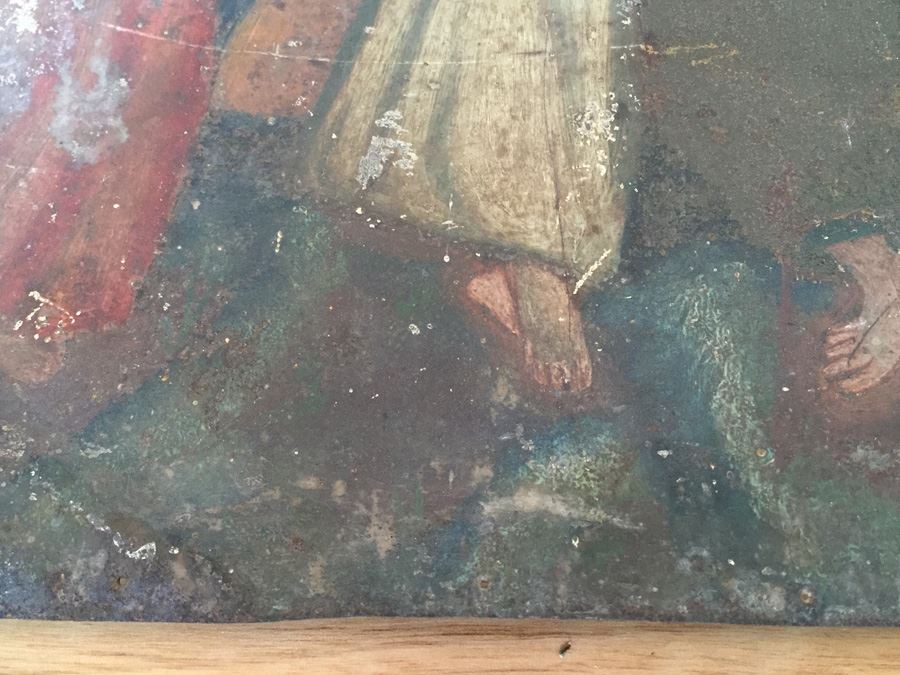 Old Religious Painting On Metal [Photo 8]