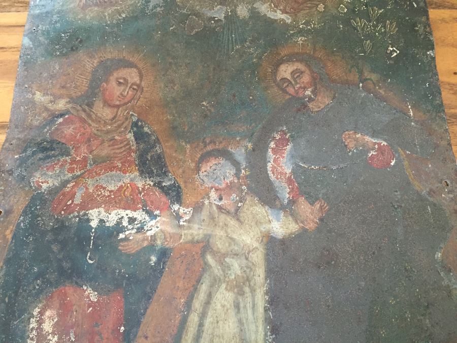 Old Religious Painting On Metal [Photo 19]