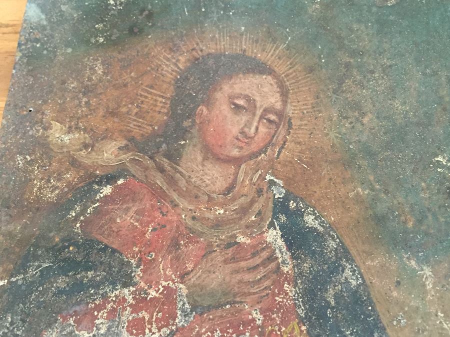 Old Religious Painting On Metal [Photo 2]