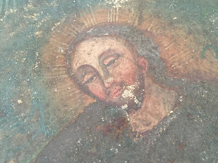Old Religious Painting On Metal [Photo 3]