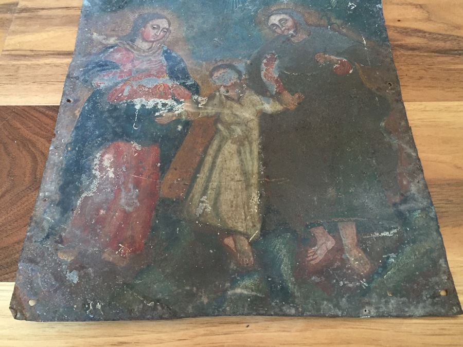 Old Religious Painting On Metal [Photo 6]