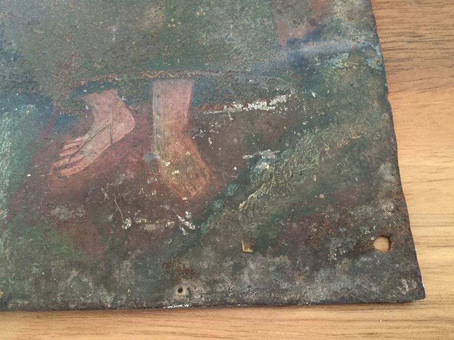 Old Religious Painting On Metal [Photo 7]