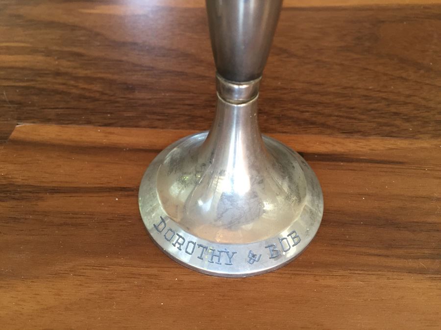 Pair Of Silverplate Vases [Photo 3]