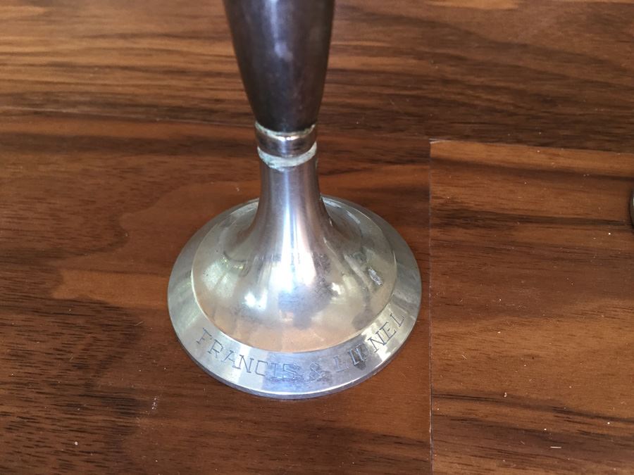 Pair Of Silverplate Vases [Photo 4]