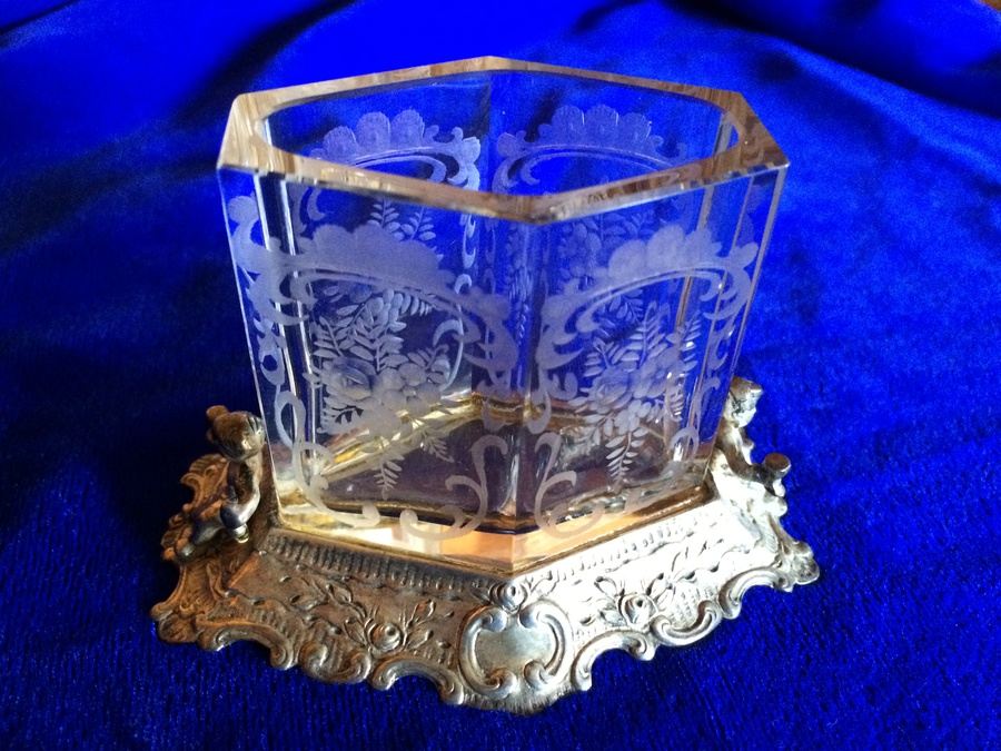 Germany Sterling and Etched Glass [Photo 1]