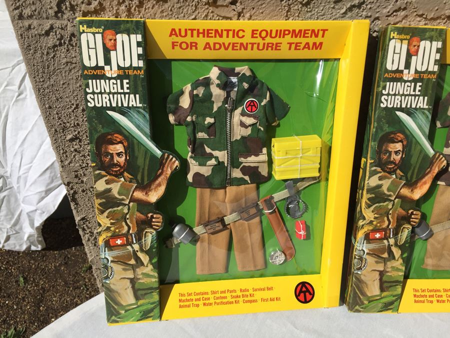 GI Joe Adventure Team Jungle Survival Set New In Box Hasbro Vintage 1971