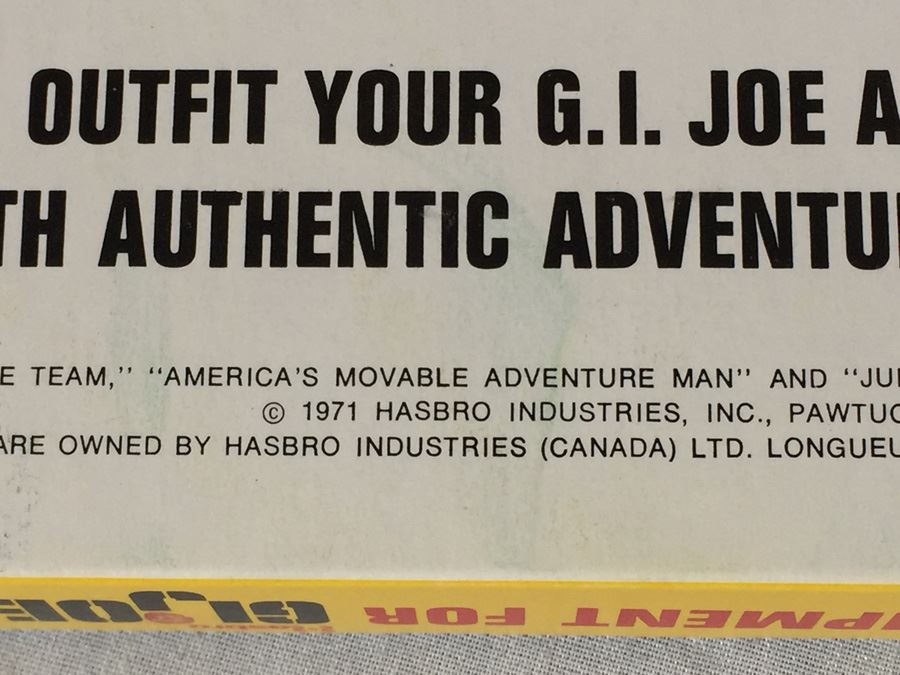 GI Joe Adventure Team Jungle Survival Set New In Box Hasbro Vintage 1971 [Photo 14]