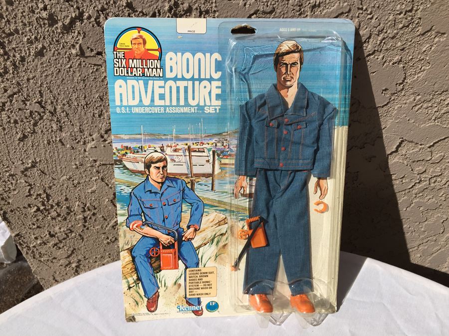 The Six Million Dollar Man Bionic Adventure O.S.I. Undercover Assignment Set Vintage 1976