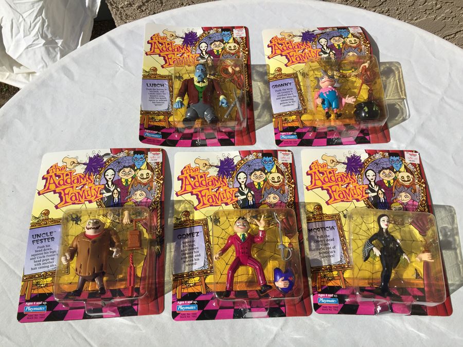 The Addams Family Action Figures New On Card Playmates Vintage 1992 [Photo 1]