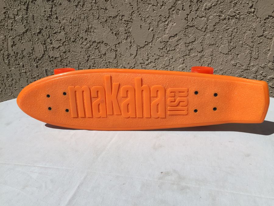 Vintage Orange Makaha USA Skateboard