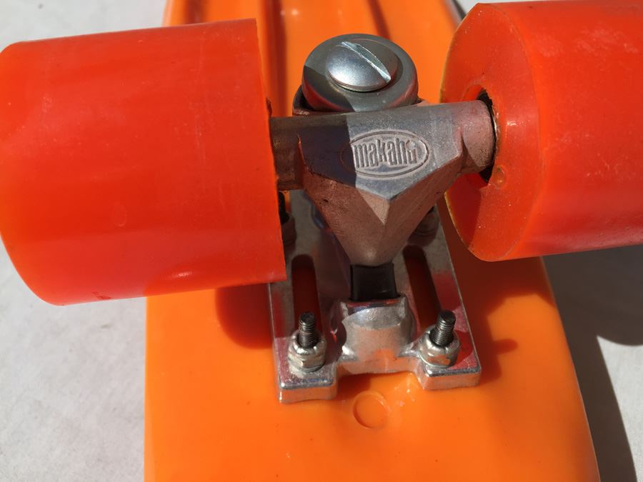 Vintage Orange Makaha USA Skateboard [Photo 6]