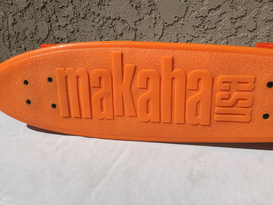 Vintage Orange Makaha USA Skateboard [Photo 4]