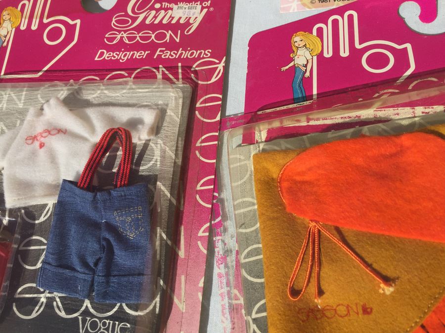 Ginny Vogue Dolls Sasson Designer Fashions Clothing New On Card 1981 [Photo 7]