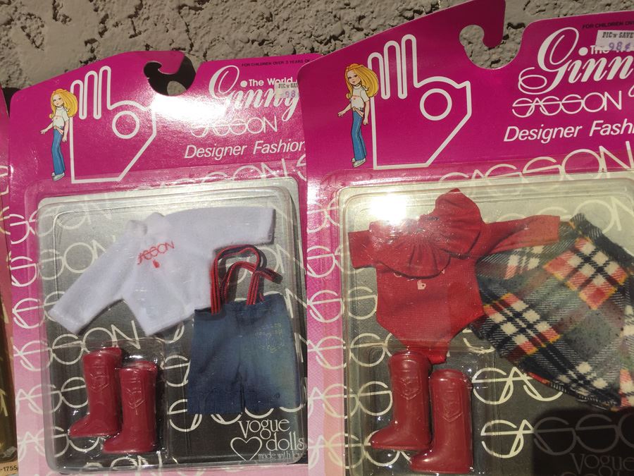 Ginny Vogue Dolls Sasson Designer Fashions Clothing New On Card 1981 [Photo 5]