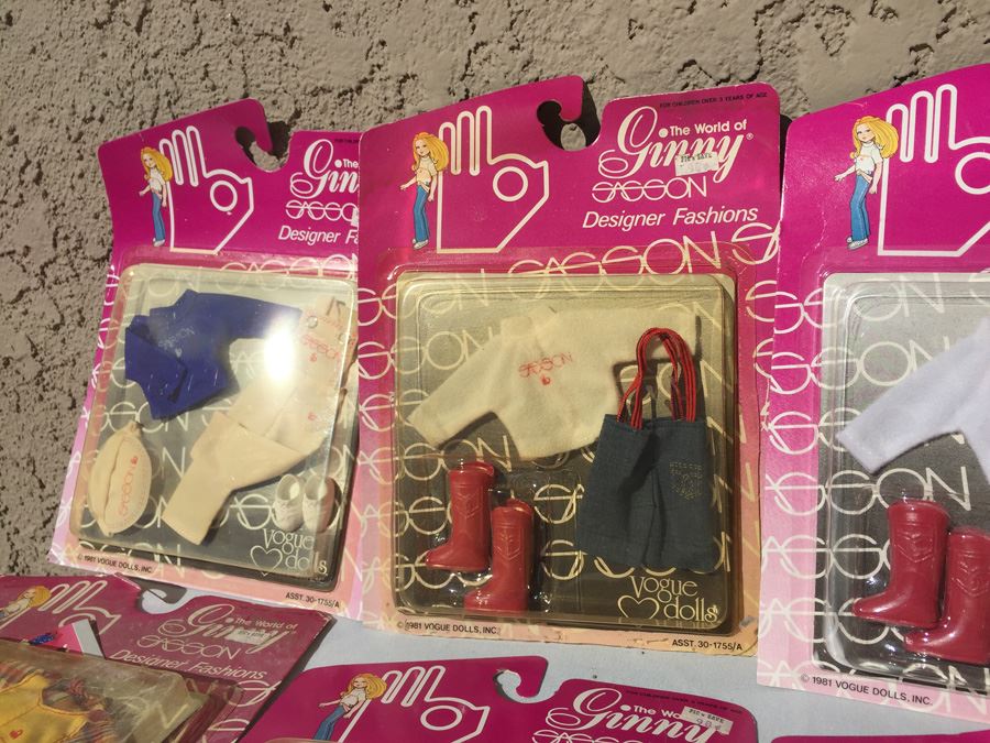 Ginny Vogue Dolls Sasson Designer Fashions Clothing New On Card 1981 [Photo 2]
