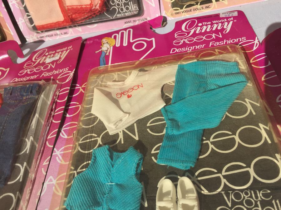 Ginny Vogue Dolls Sasson Designer Fashions Clothing New On Card 1981 [Photo 4]