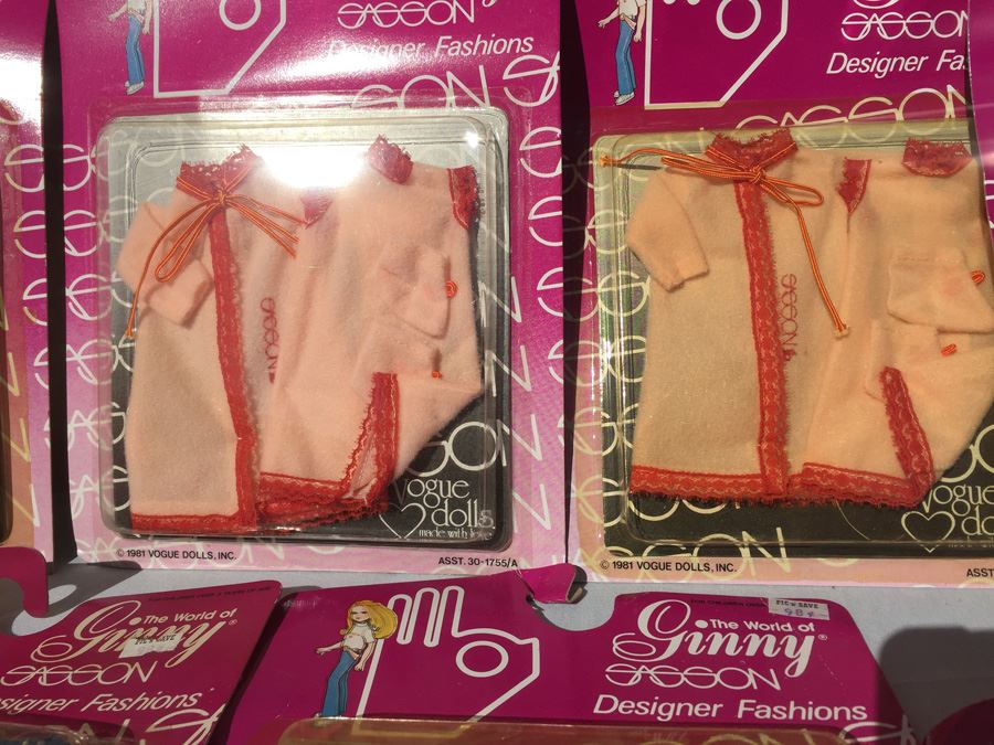 Ginny Vogue Dolls Sasson Designer Fashions Clothing New On Card 1981 [Photo 3]