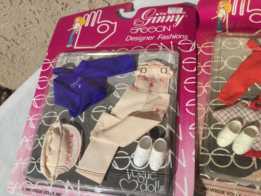 Ginny Vogue Dolls Sasson Designer Fashions Clothing New On Card 1981 [Photo 5]