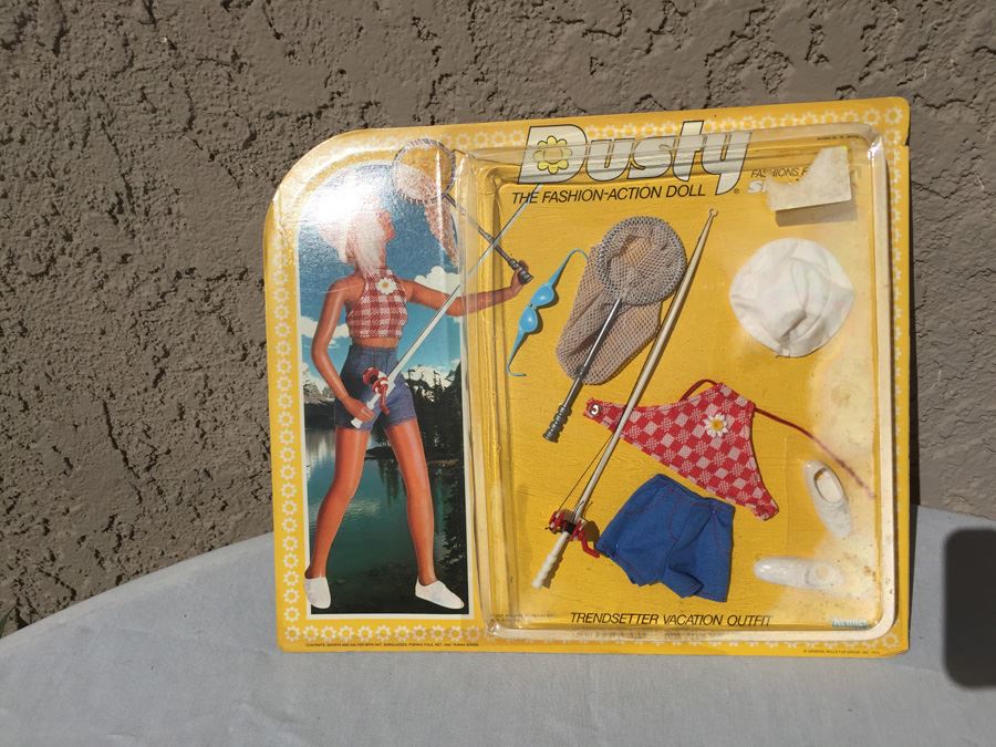 Dusty The Fashion Action Doll Clothes Accessories Kenner New On Card 1975