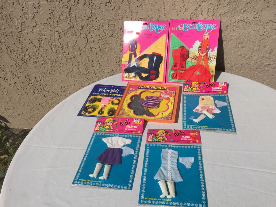 Various Doll Clothes And Accessories New On Card