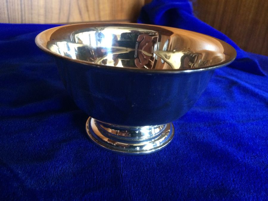 Sterling Silver Footed Bowl [Photo 2]
