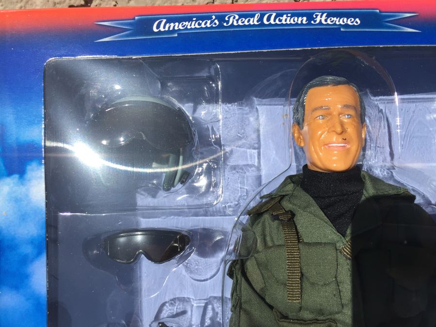 george w bush top gun action figure