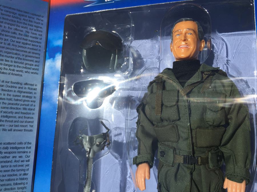 george w bush top gun action figure